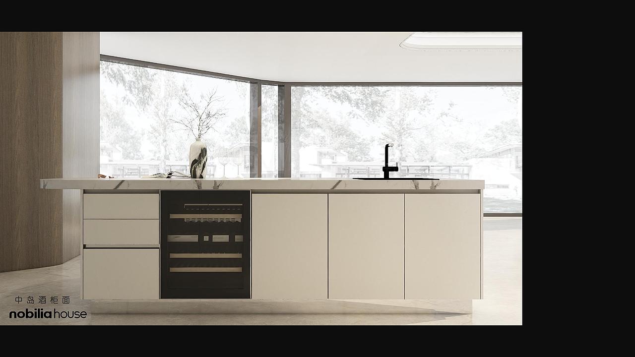 【室内设计】极简中西厨空间，纯白静谧。（图ZMzkxNzQ5OTEy） - 家装设计 - 站酷设计师老北子原创素材 - 站酷ZCOOL