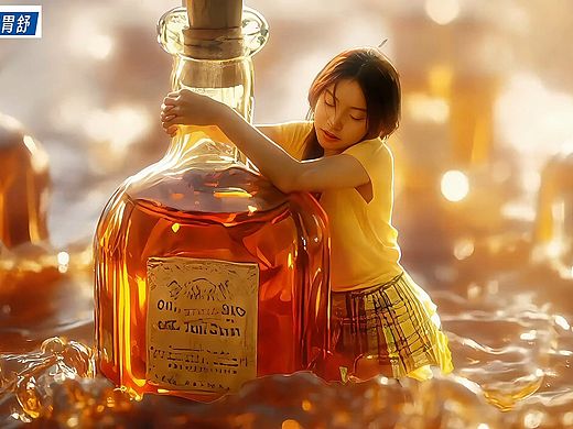 ai结合实拍 三九胃泰广告作品