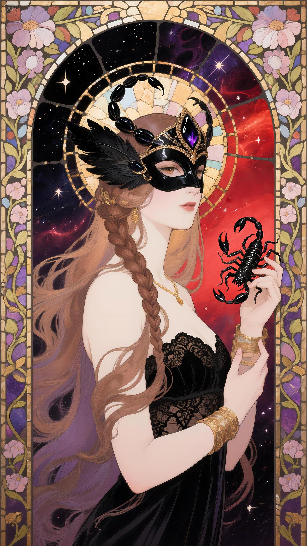 《黄道诗篇:穆夏的星辰女神启示录》(AI共创)(图ZMzkxNzU4NDA0) - AI作品 - 站酷设计师AIGC哎呦喂原创素材 - 站酷ZCOOL