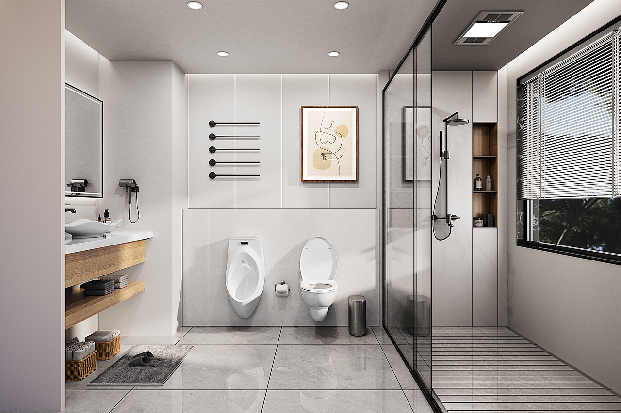 盥洗室/卫浴场景/卫浴产品/室内装修（图ZMzkxNzU5NTYw） - 场景 - 站酷设计师yang_leo原创素材 - 站酷ZCOOL