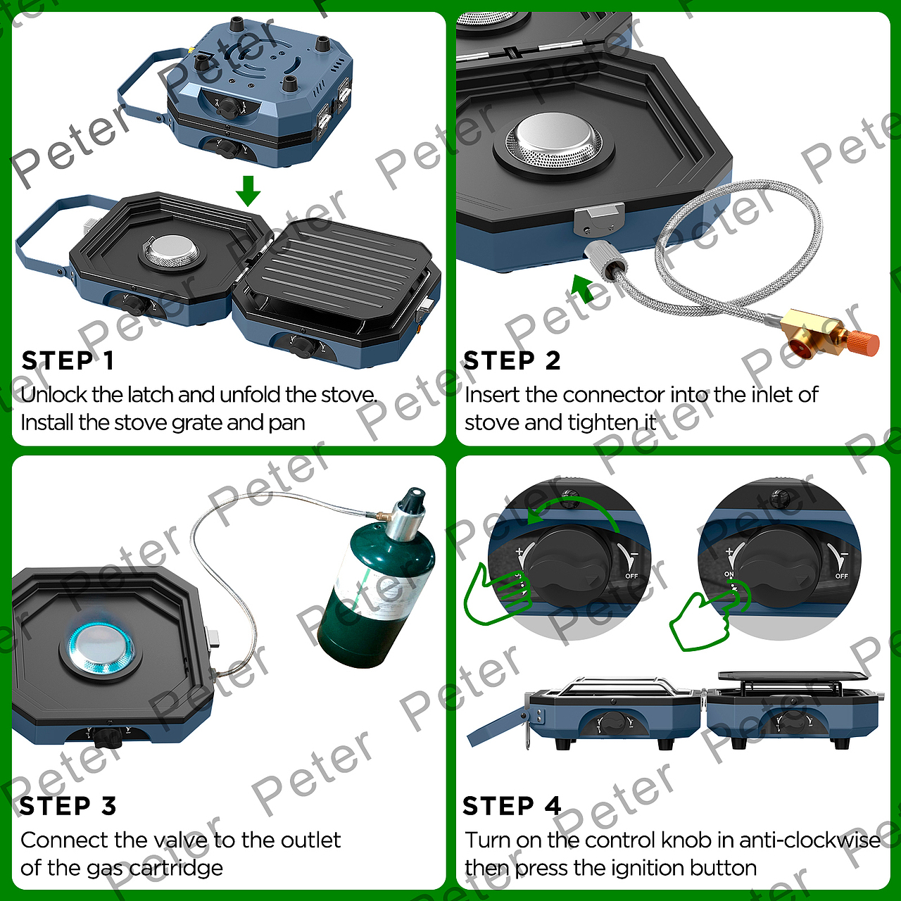 跨境电商,亚马逊,燃气炉,自己建模,渲染,合成