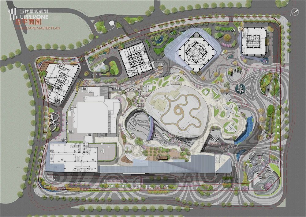 民盈·国贸中心景观设计：白兰花开，重构城市自然与商业的诗意共生