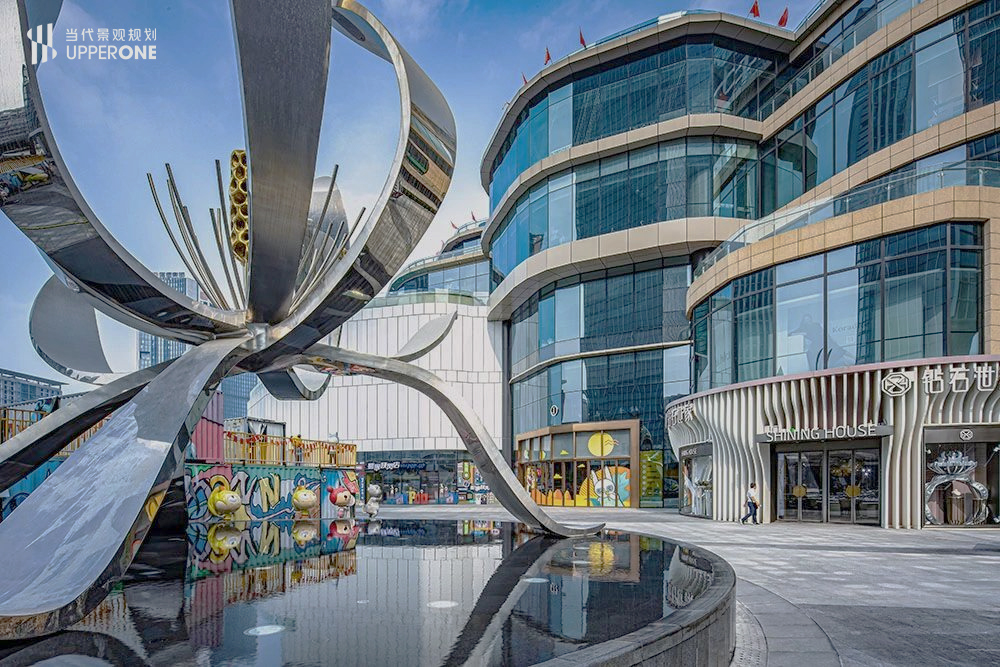 民盈·国贸中心景观设计：白兰花开，重构城市自然与商业的诗意共生