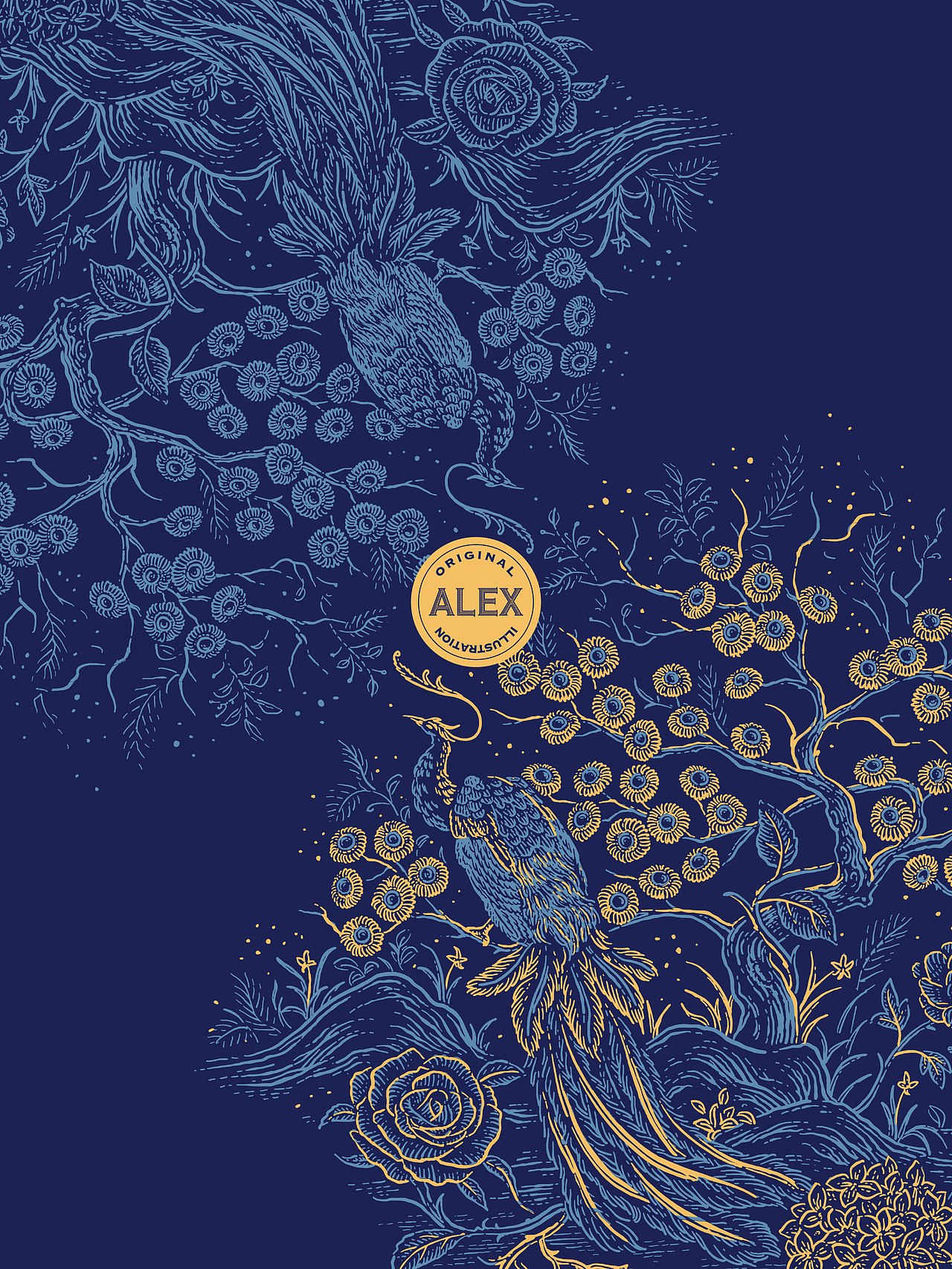 潮宏基花丝茹伊纹（图ZMzkxNzYzNjI4） - 商业插画 - 站酷设计师花椒的Alex原创素材 - 站酷ZCOOL