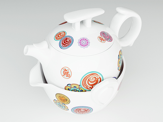 《凤栖寿春》茶具