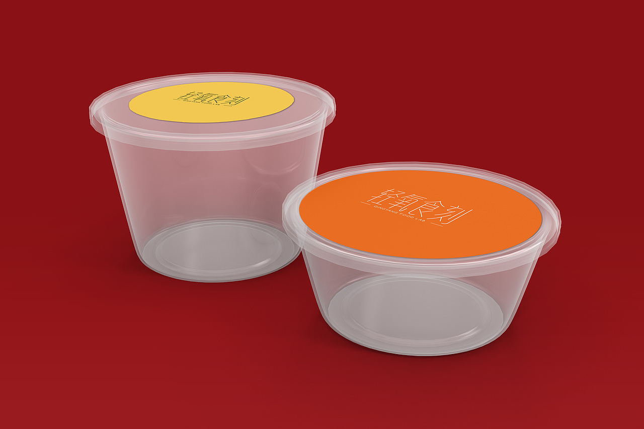 轻氧食刻一轻食品牌视觉设计