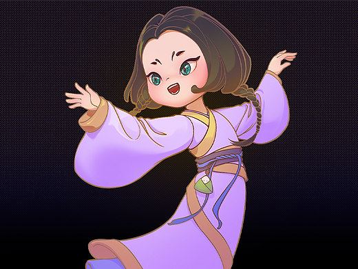 兮兮——壽春楚文化IP形象設(shè)計（個人主頁-ZNzIwNDI3NzI=） - 其他平面 - 站酷設(shè)計師柒玥姜茶原創(chuàng)素材 - 站酷ZCOOL