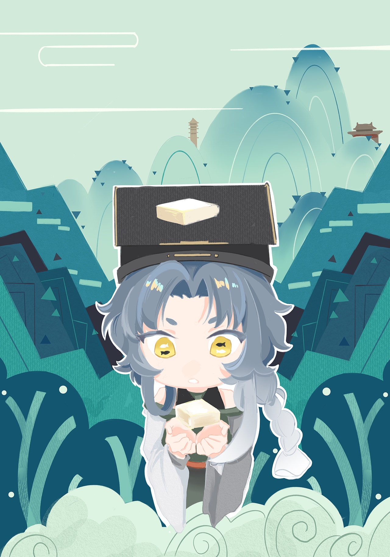 新国潮IP文创设计——豆小鼎 道家炼丹与豆腐起源的奇幻重构