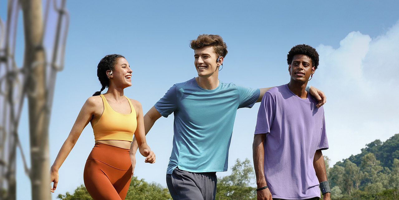 韶音运动蓝牙耳机