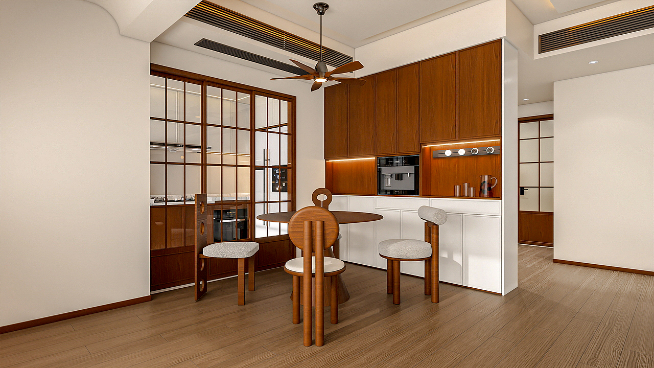 四川岳池雍合湾（180平方中古风三居室）