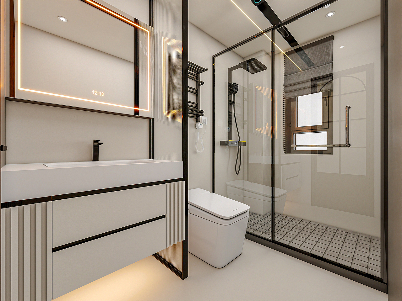 四川岳池雍合湾（180平方中古风三居室）