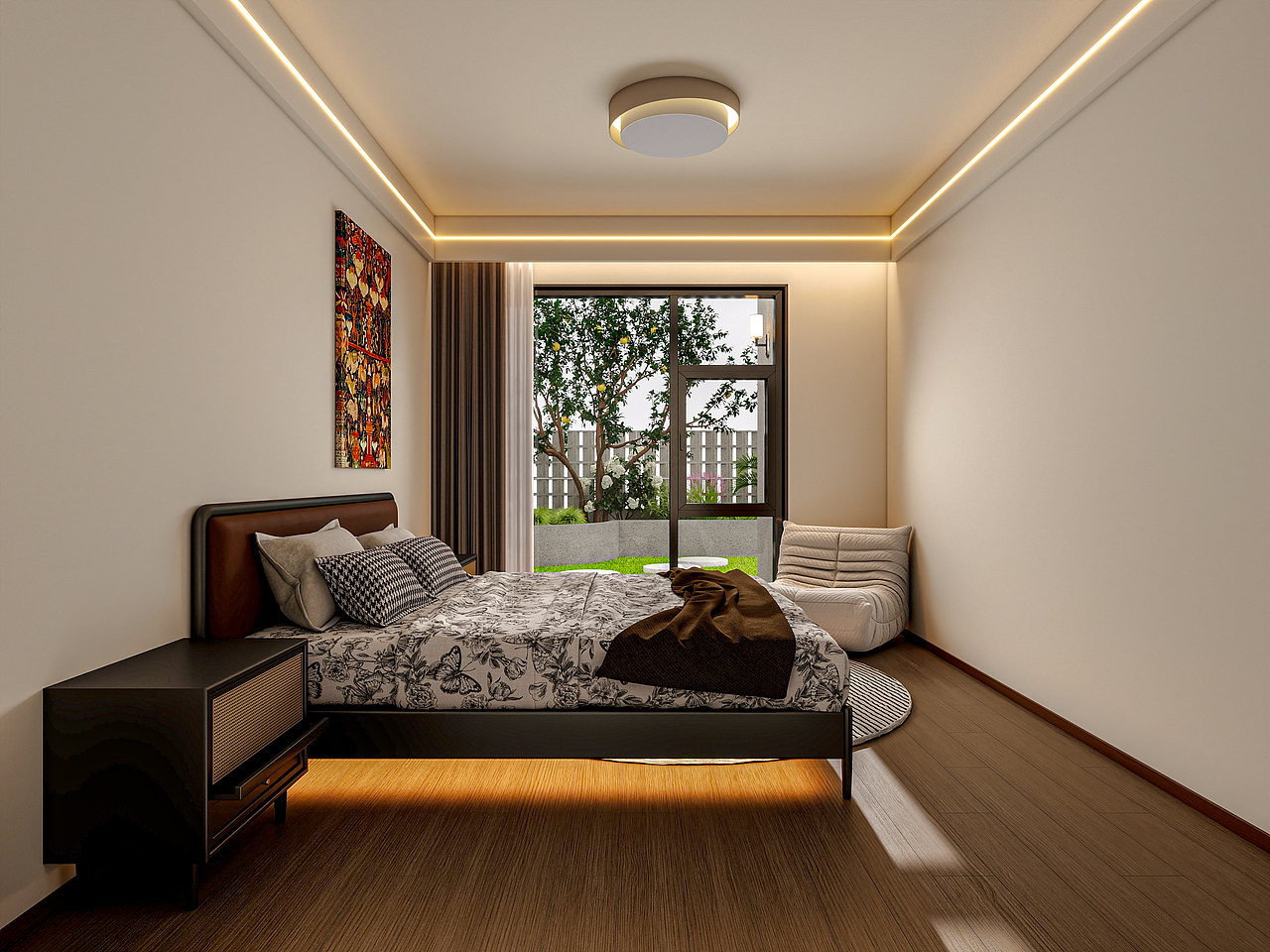 四川岳池雍合湾（180平方中古风三居室）