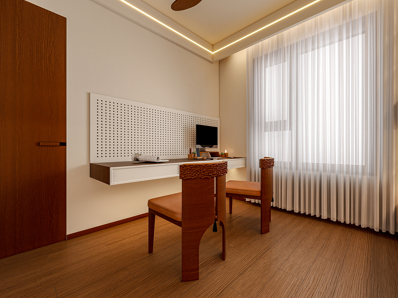 四川岳池雍合湾（180平方中古风三居室）