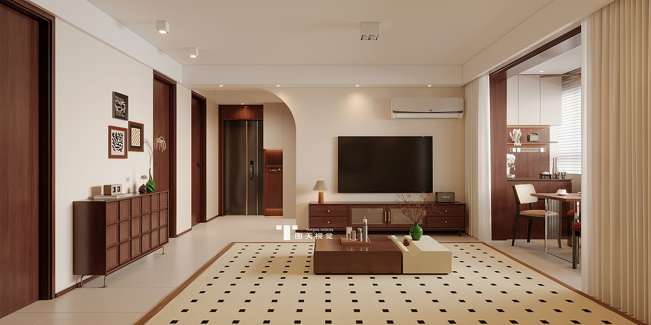 减法焕新家胡桃木 × 奶油风治愈美学