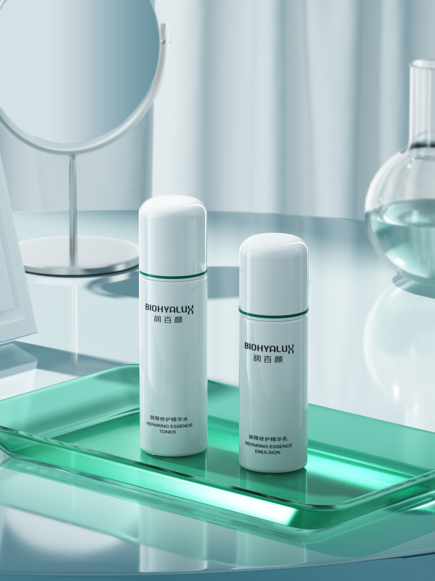 润百颜白纱布系列场景