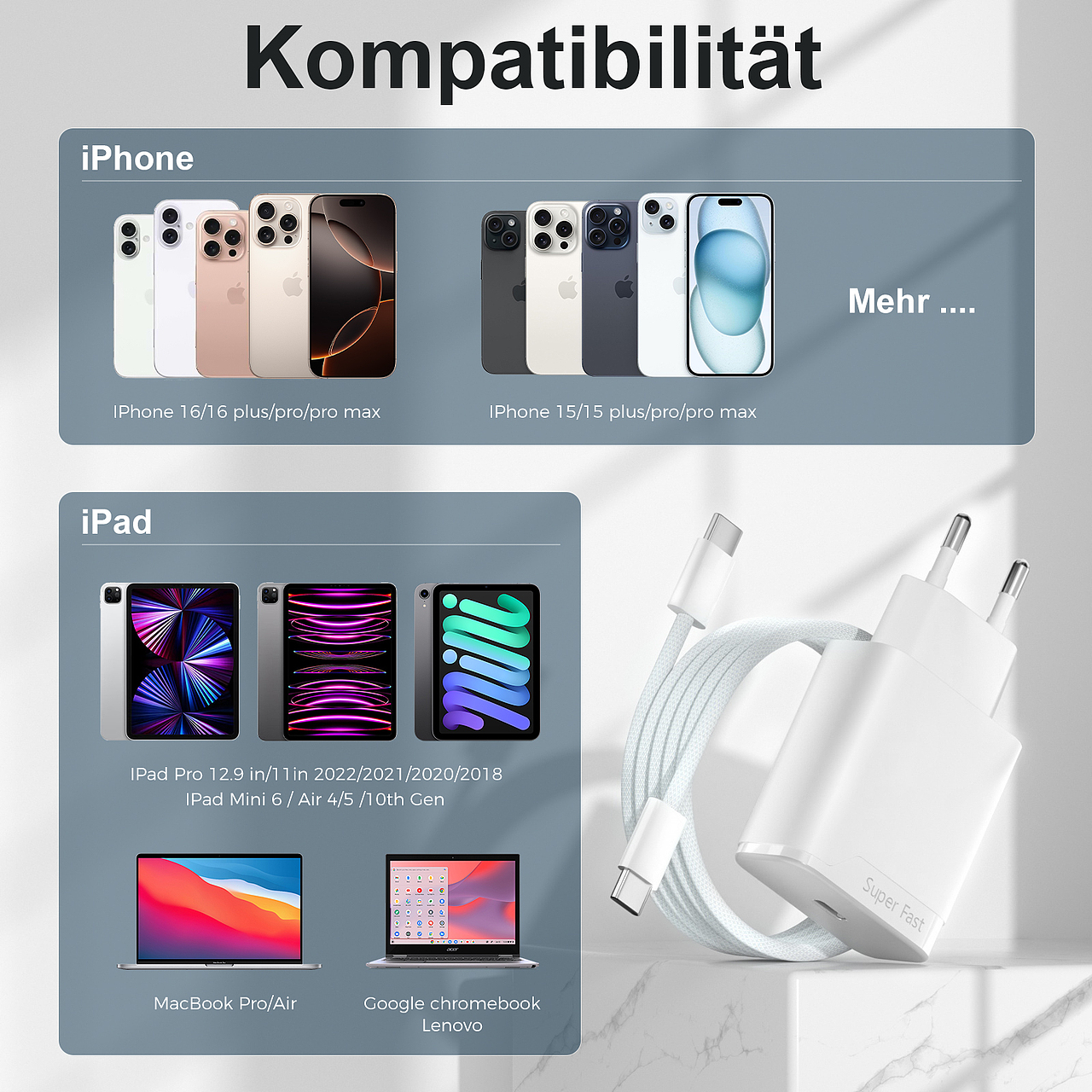 25W欧规充电器主图a+