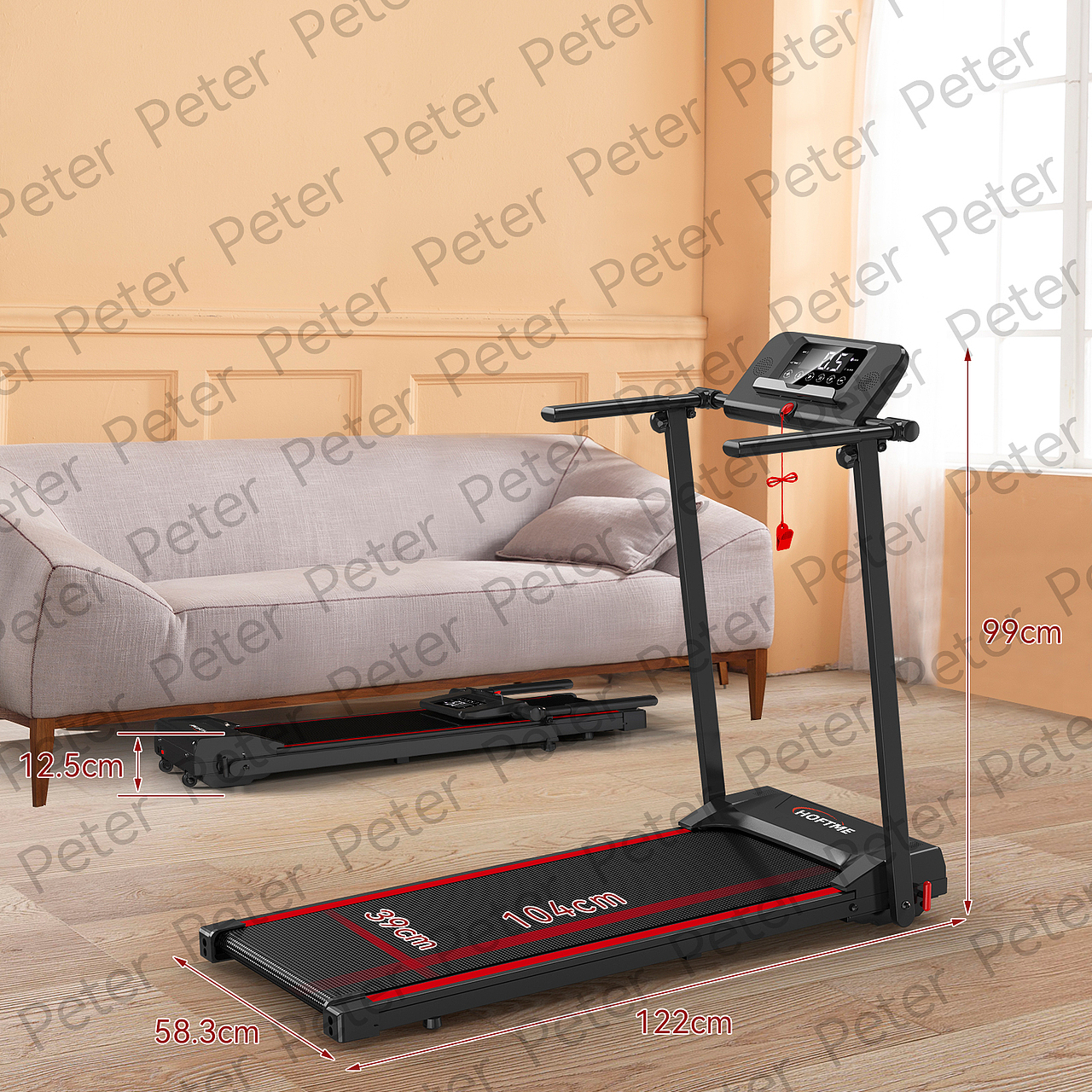 跑步机,亚马逊,跨境电商,渲染合成