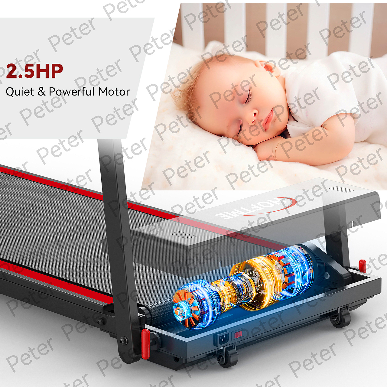 跑步机,亚马逊,跨境电商,渲染合成