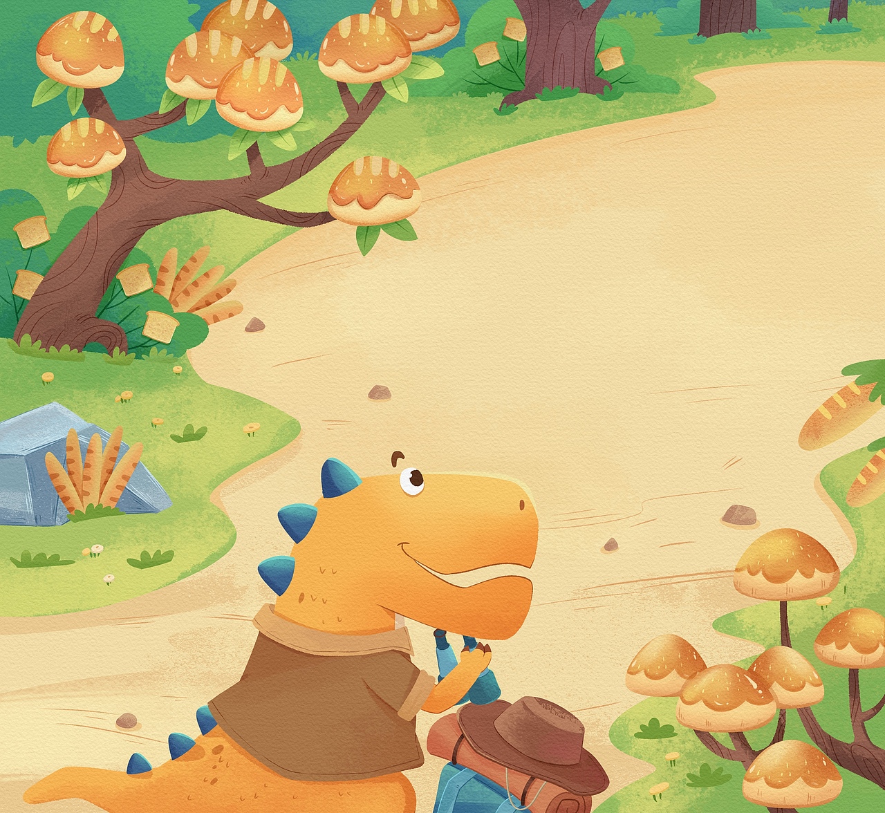 小恐龙绘本（图ZMzkxODIzODM2） - 绘本 - 站酷设计师仙人掌和也原创素材 - 站酷ZCOOL