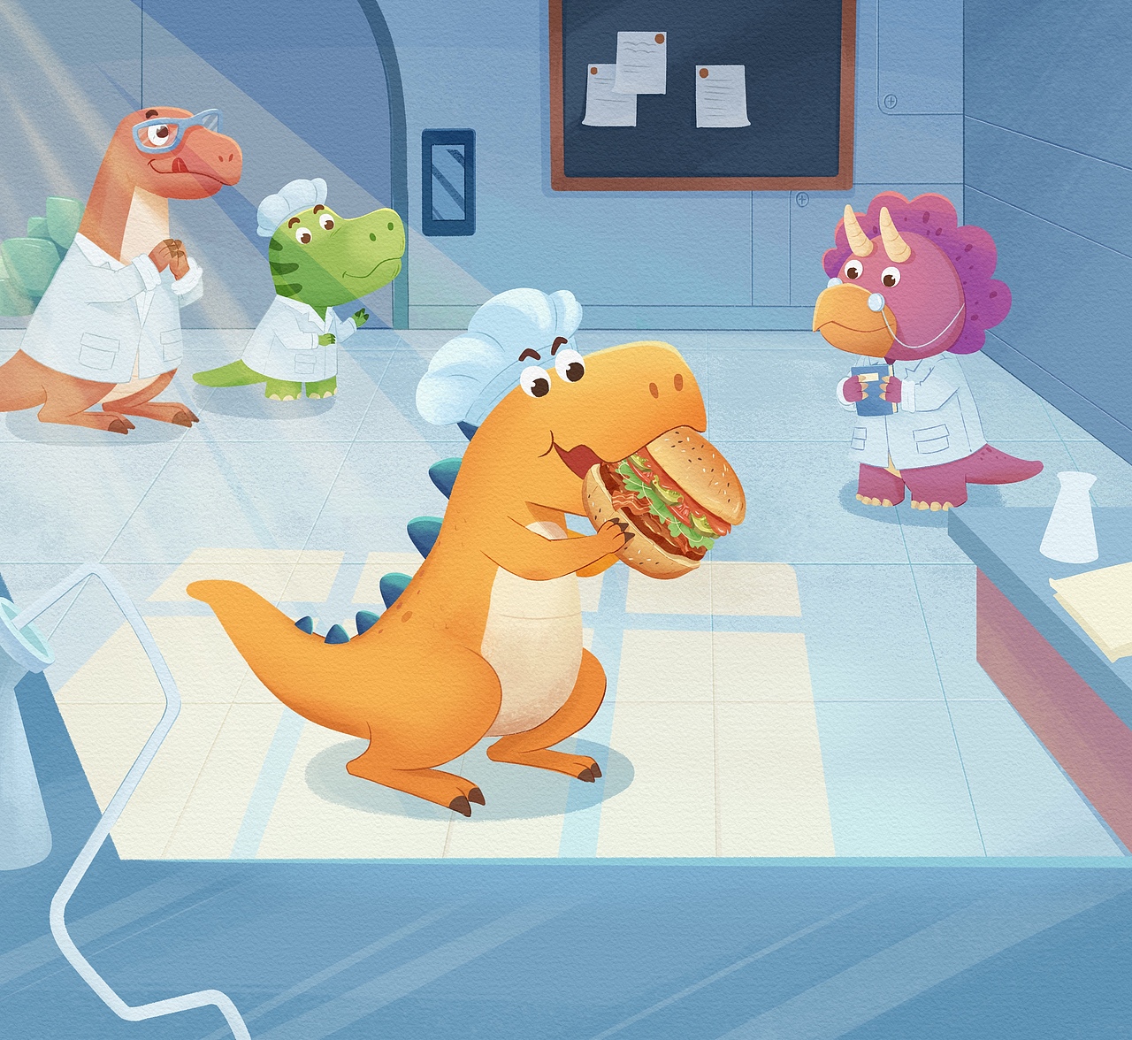 小恐龙绘本（图ZMzkxODIzODY4） - 绘本 - 站酷设计师仙人掌和也原创素材 - 站酷ZCOOL