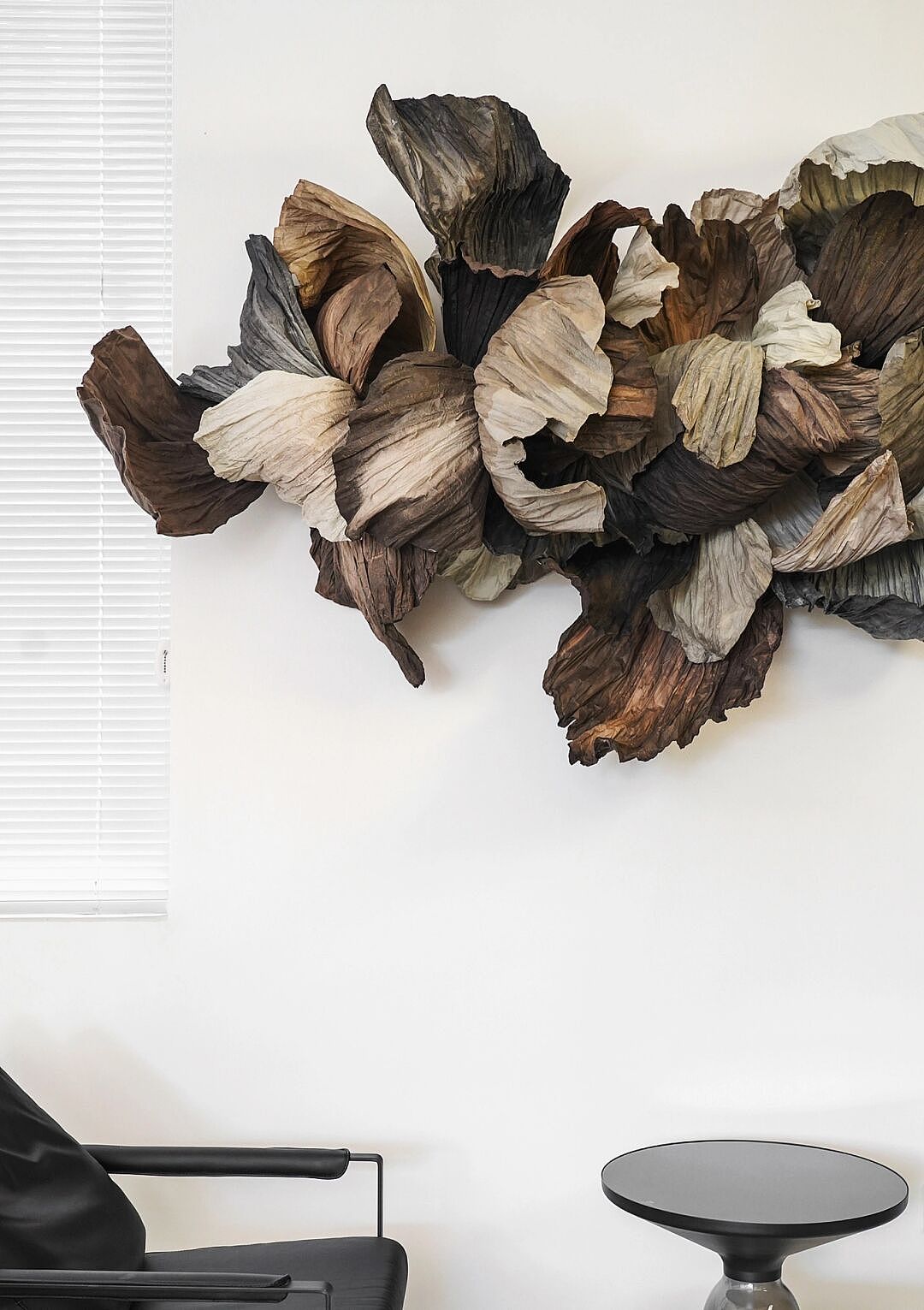 装置艺术 | 深秋的离别，枯叶在风中的演绎