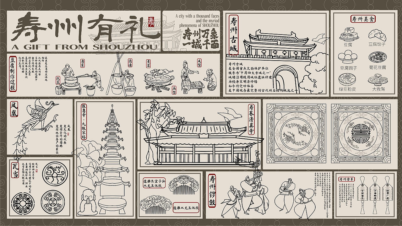 万象寿州,一城千面(图ZMzkxODQzNjcy) - 其他平面 - 站酷设计师今犹在KEYSTONE原创素材 - 站酷ZCOOL