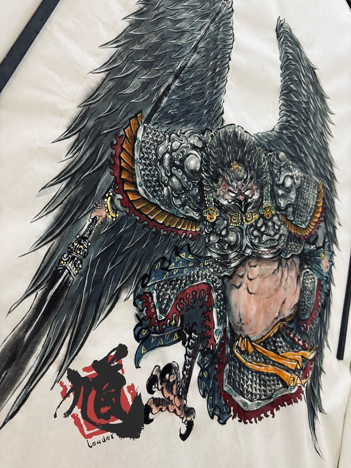 从金翅大鹏开始，西游系列开始（图ZMzkxODU0NTAw） - 绘画 - 站酷设计师尹鸣鸿原创素材 - 站酷ZCOOL