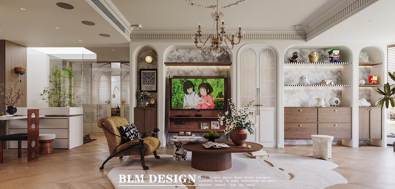 现代--白龙马效果图