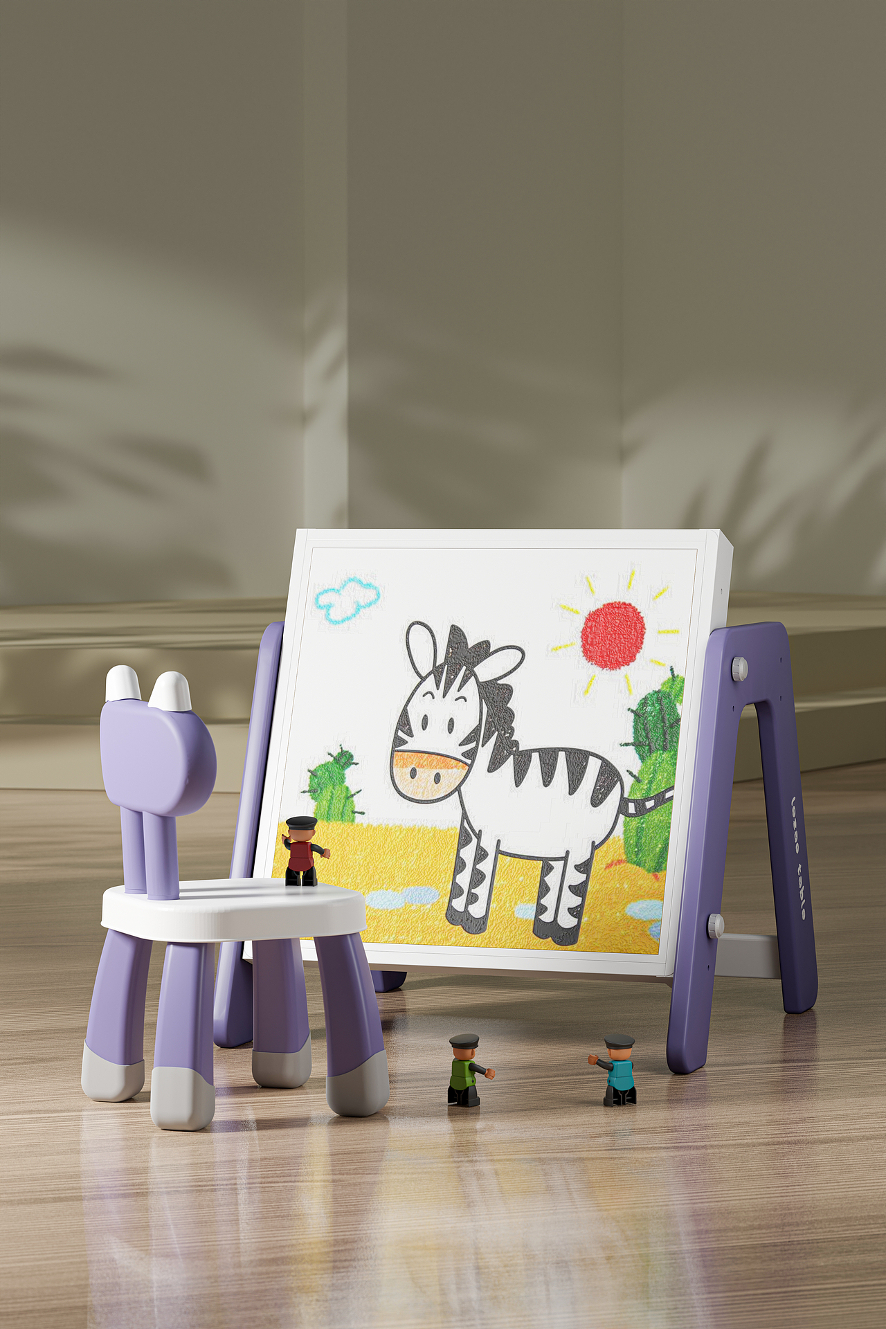 电商积木桌渲染