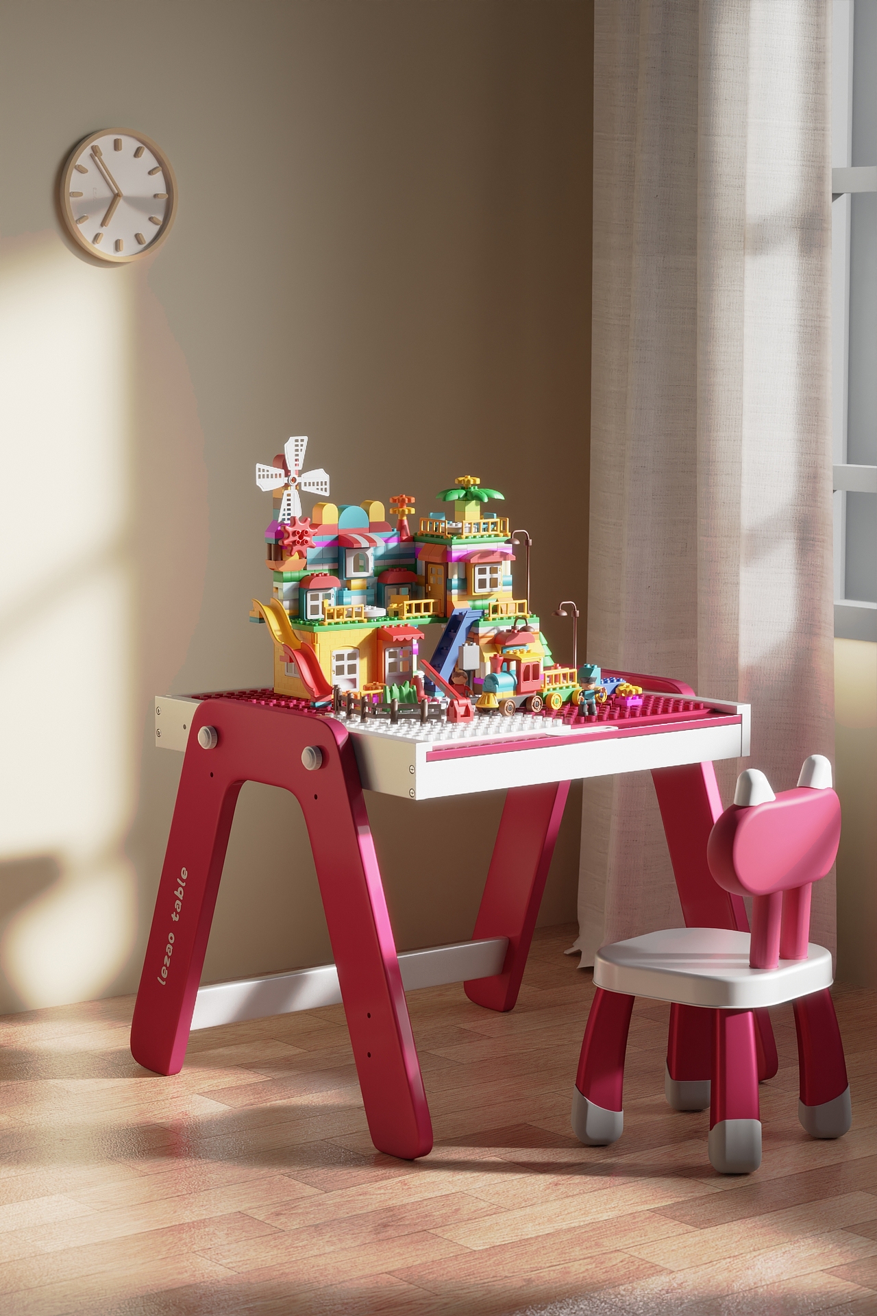 电商积木桌渲染