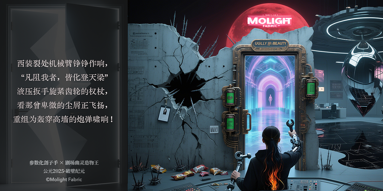 破壁啟示錄：凡墻皆是門(mén)（圖ZMzkxODYzMDQ0） - 海報(bào) - 站酷設(shè)計(jì)師莫棱光造原創(chuàng)素材 - 站酷ZCOOL