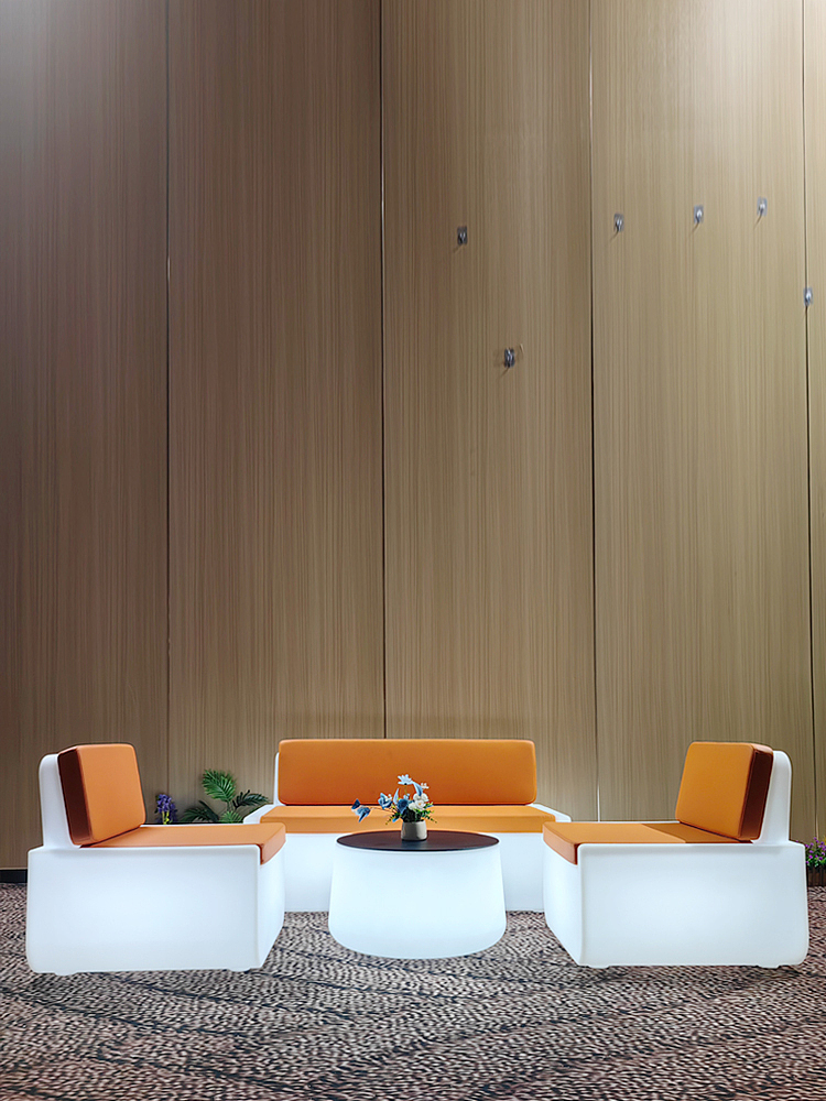 酒店露天网红发光沙发靠背包厢椅酒吧桌凳室内KTV茶几