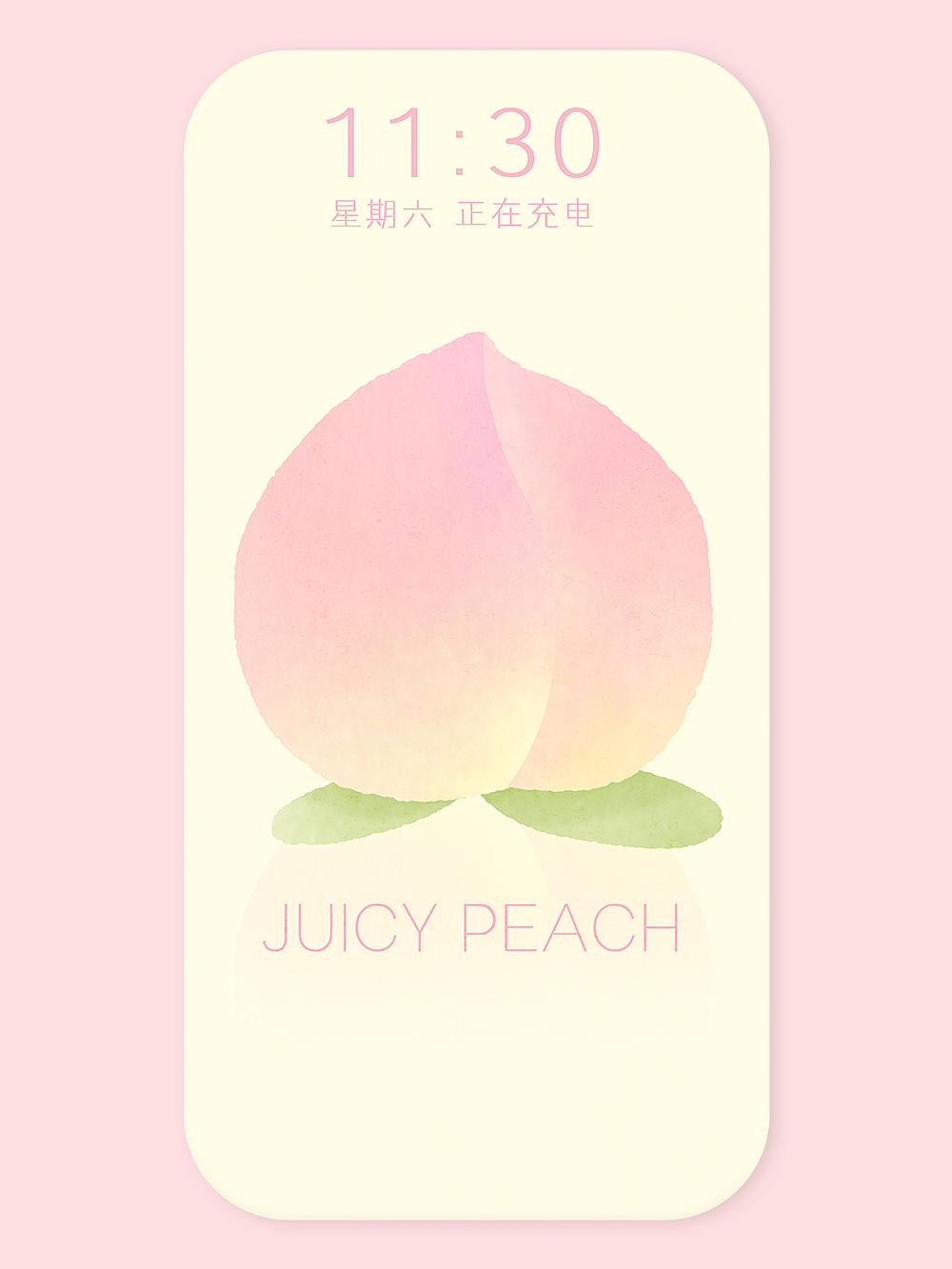 夏日清新水蜜桃壁纸