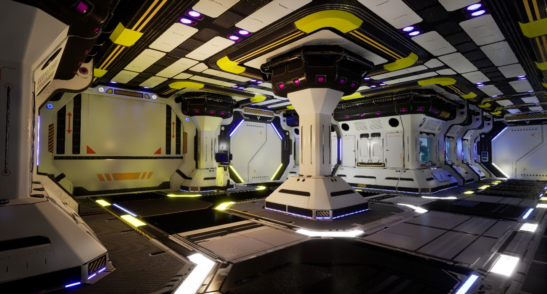 作品:太空站-材质