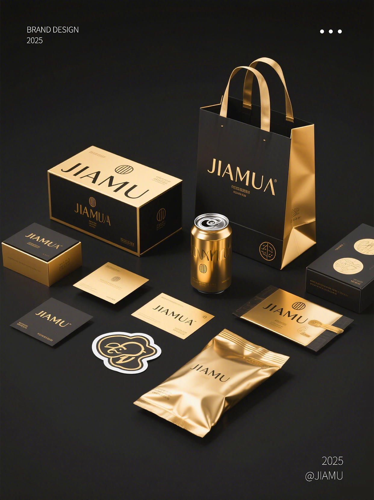 黄黑、黑蓝，黑粉、黑金色彩搭配灵感（图ZMzkxODcxNTM2） - 包装 - 站酷设计师甲木创设原创素材 - 站酷ZCOOL