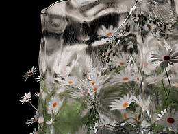 三维渲染练习-冰块