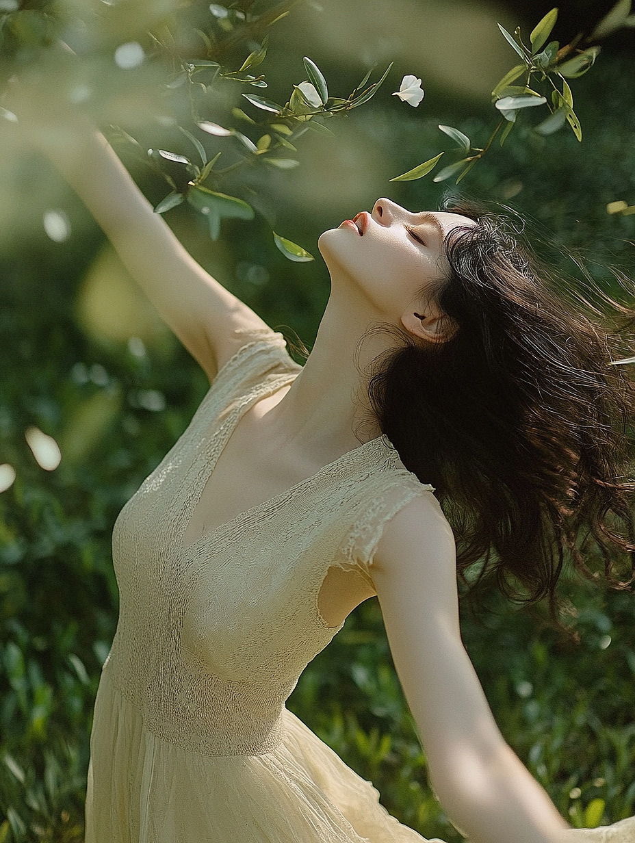 MJ人物 | 自然活力 | 舒展（图ZMzkxODc1MTI4） - AI作品 - 站酷设计师贝拉学AI原创素材 - 站酷ZCOOL