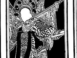 黑白装饰画
