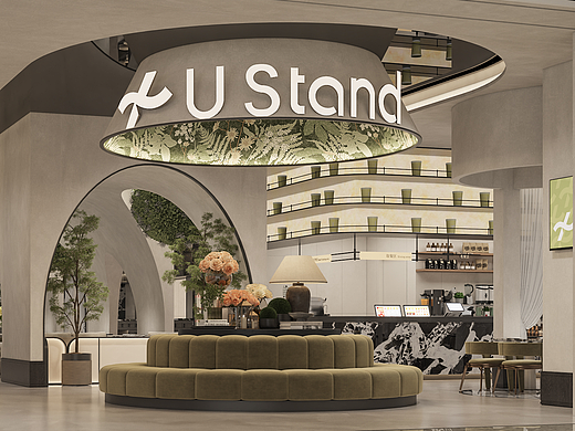 UStand 潮创西餐·金山湖店空间设计 | ONEXDESIGN