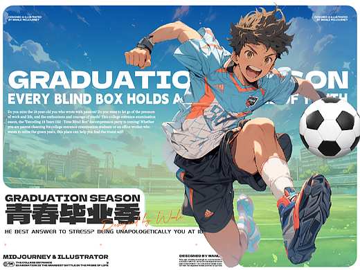 IP设计延展-高考毕业季活动设计(AIGC+illustrator)