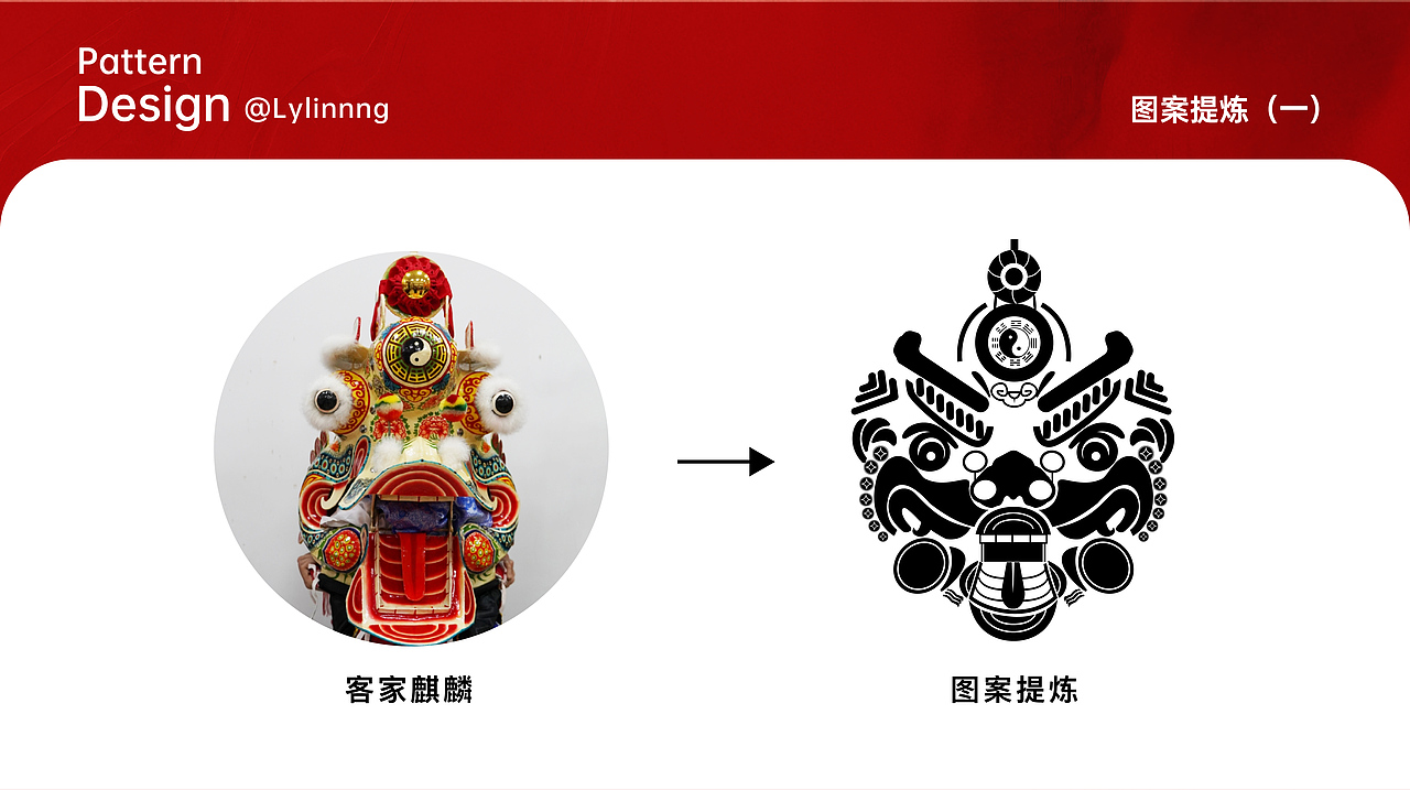《民俗新生｜客家麒麟图腾设计》（图ZMzkxODk0ODY4） - 图案 - 站酷设计师Lylinnng原创素材 - 站酷ZCOOL