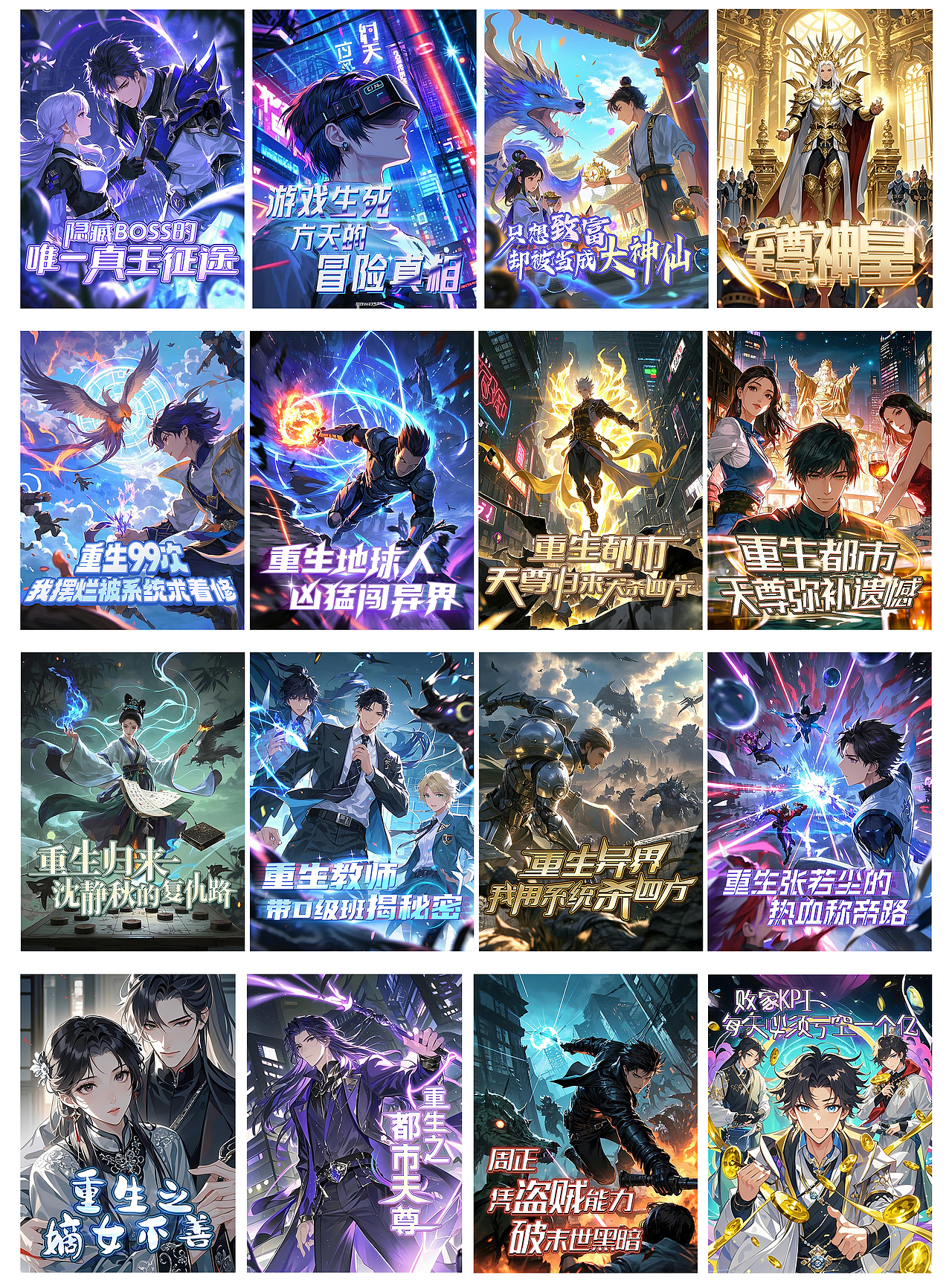 动漫短剧海报设计