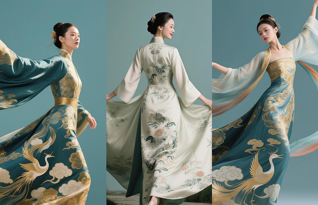 鸾仪轩-新中式服装品牌设计（图ZMzkxODk4NTEy） - 品牌 - 站酷设计师jinliyv原创素材 - 站酷ZCOOL