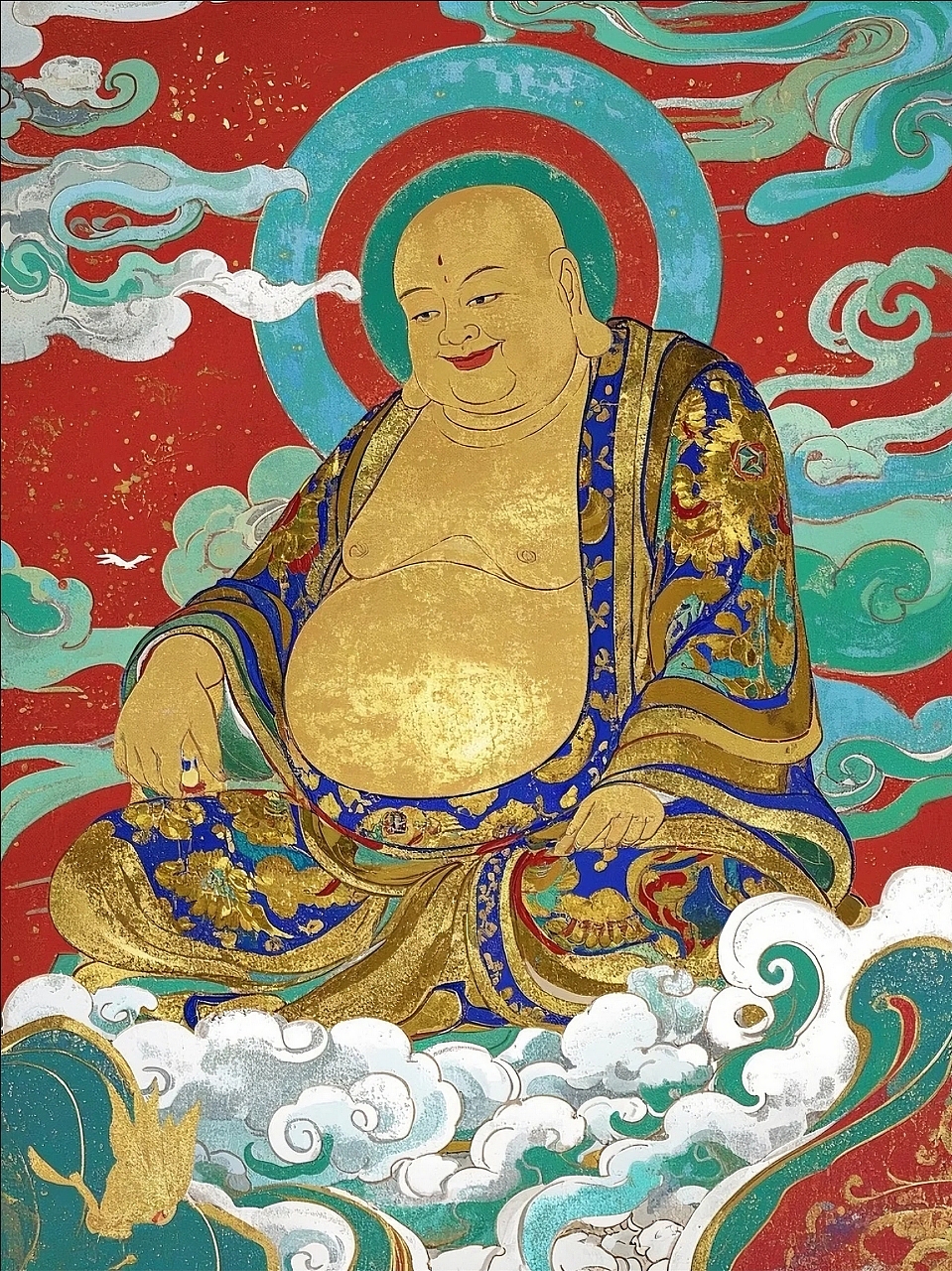 岩彩画--菩萨像（图ZMzkxOTA3MDU2） - 概念设定 - 站酷设计师前子原创素材 - 站酷ZCOOL