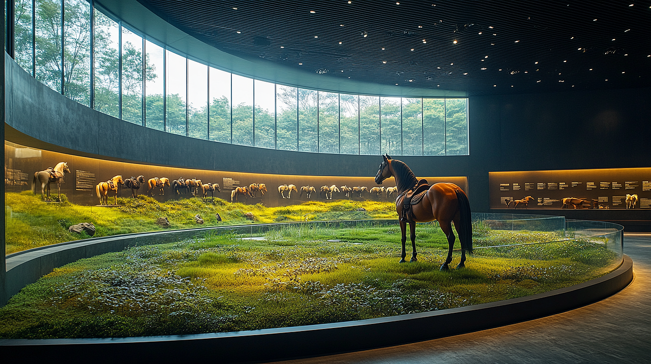 马文化展厅（图ZMzkxOTA4MjU2） - 展陈设计 - 站酷设计师卯一卯原创素材 - 站酷ZCOOL