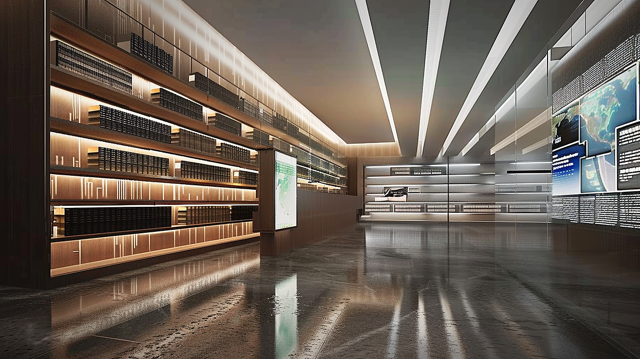 智慧档案馆（图ZMzkxOTA5MDk2） - 展陈设计 - 站酷设计师卯一卯原创素材 - 站酷ZCOOL