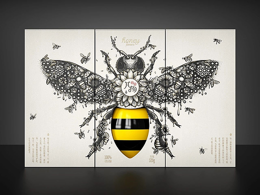 凡物蜂蜜 X OCD甲古文設計｜苦Bee褪去 啜一口甜