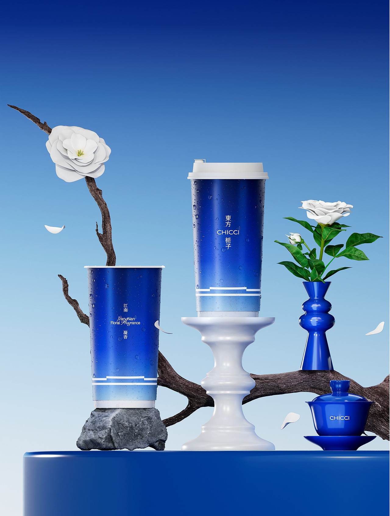 君毅原创x东方栀子丨品牌设计DEMO（图ZMzkxOTI4NTg0） - 品牌 - 站酷设计师君毅设计JunY1原创素材 - 站酷ZCOOL