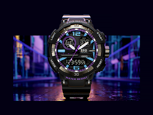 潮流X炫酷 ZGO电子表 X 电商详情页单品（个人主页-ZNzIwNTg4MzI=） - 电商 - 站酷设计师好沙发沙发原创素材 - 站酷ZCOOL