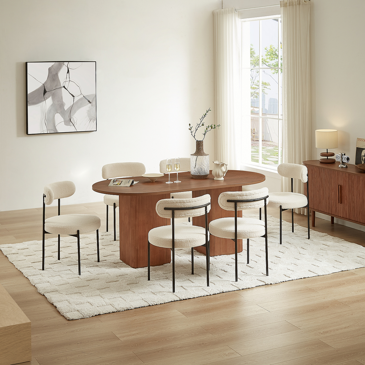 组合餐椅拍摄|餐厅场景搭建|家具摄影